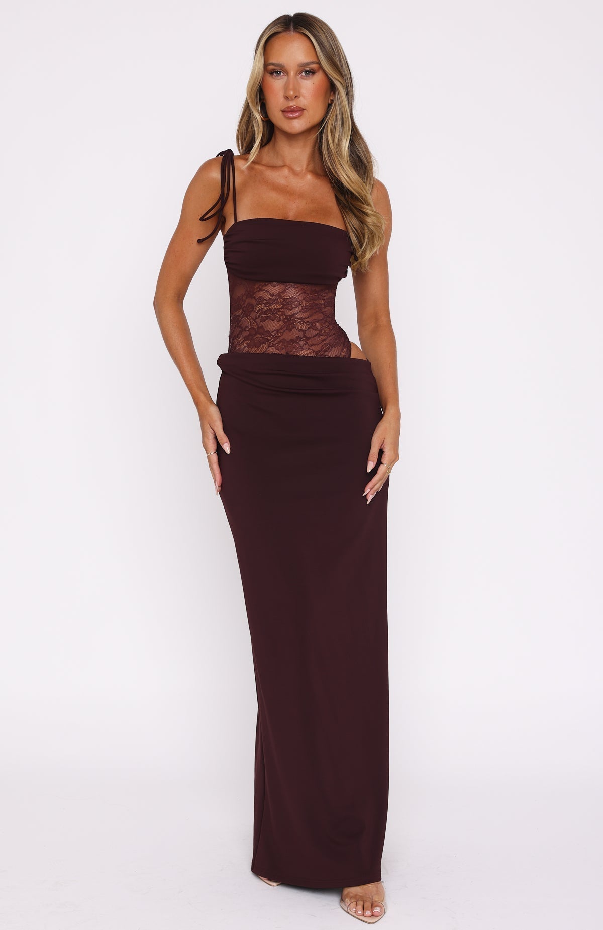 Luna | Lace Tie Dress