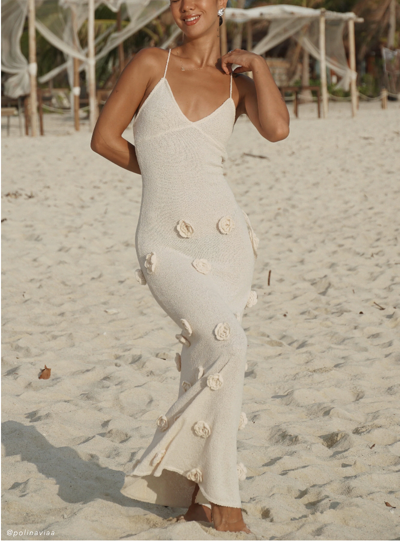 Maelyn | Crochet Rose Dress