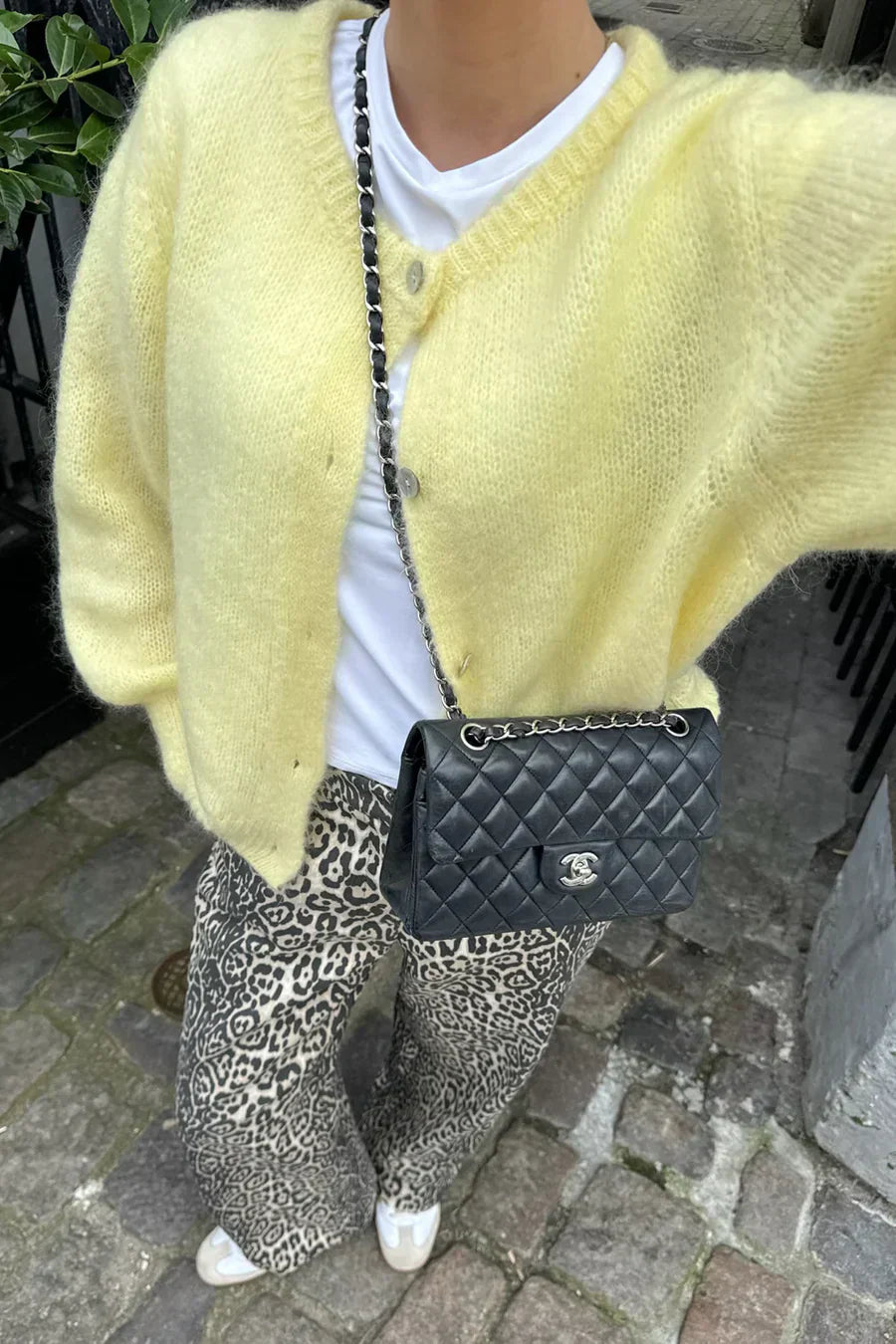 Knitted Vest - Yellow