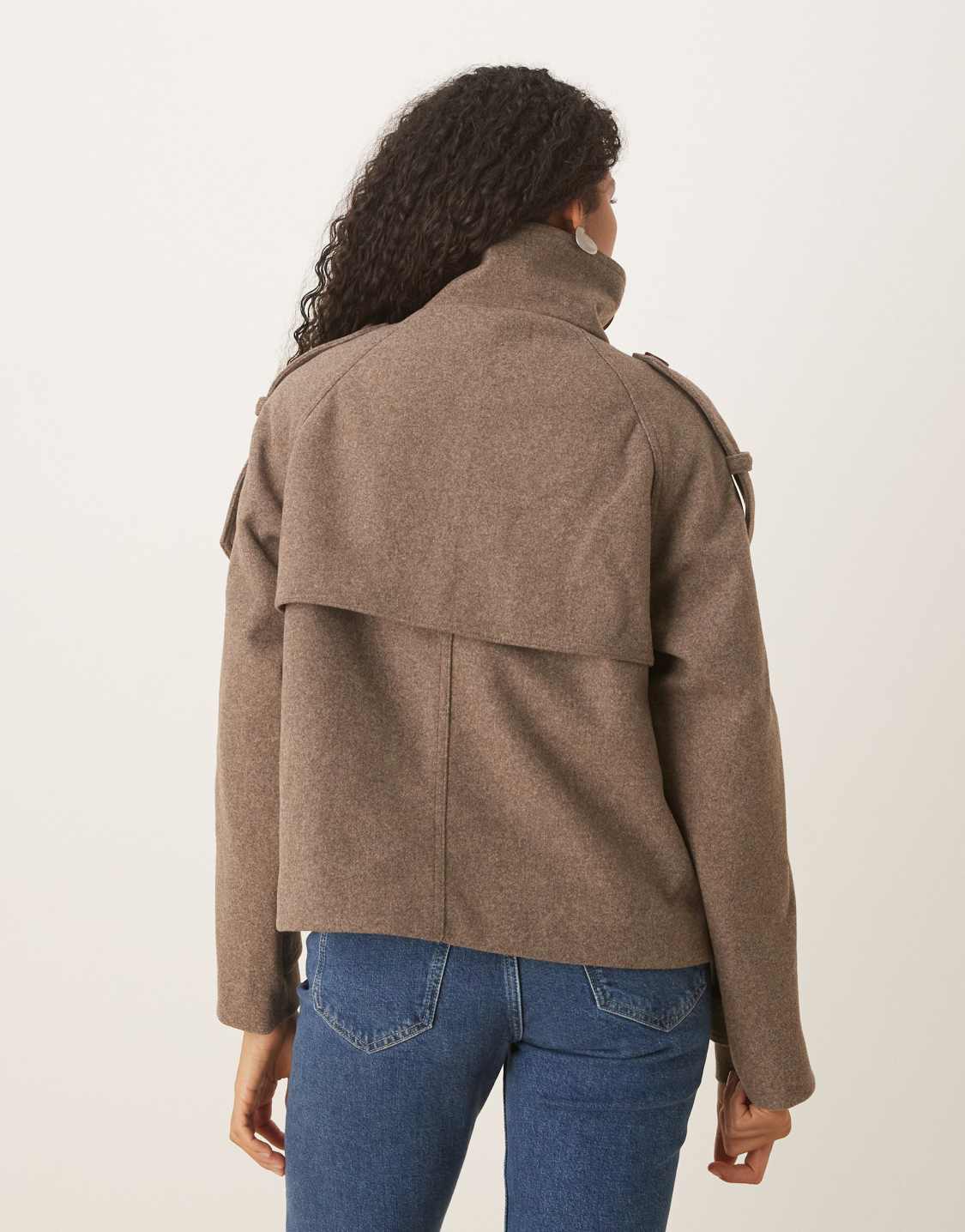 Citylight Cropped Trench Coat