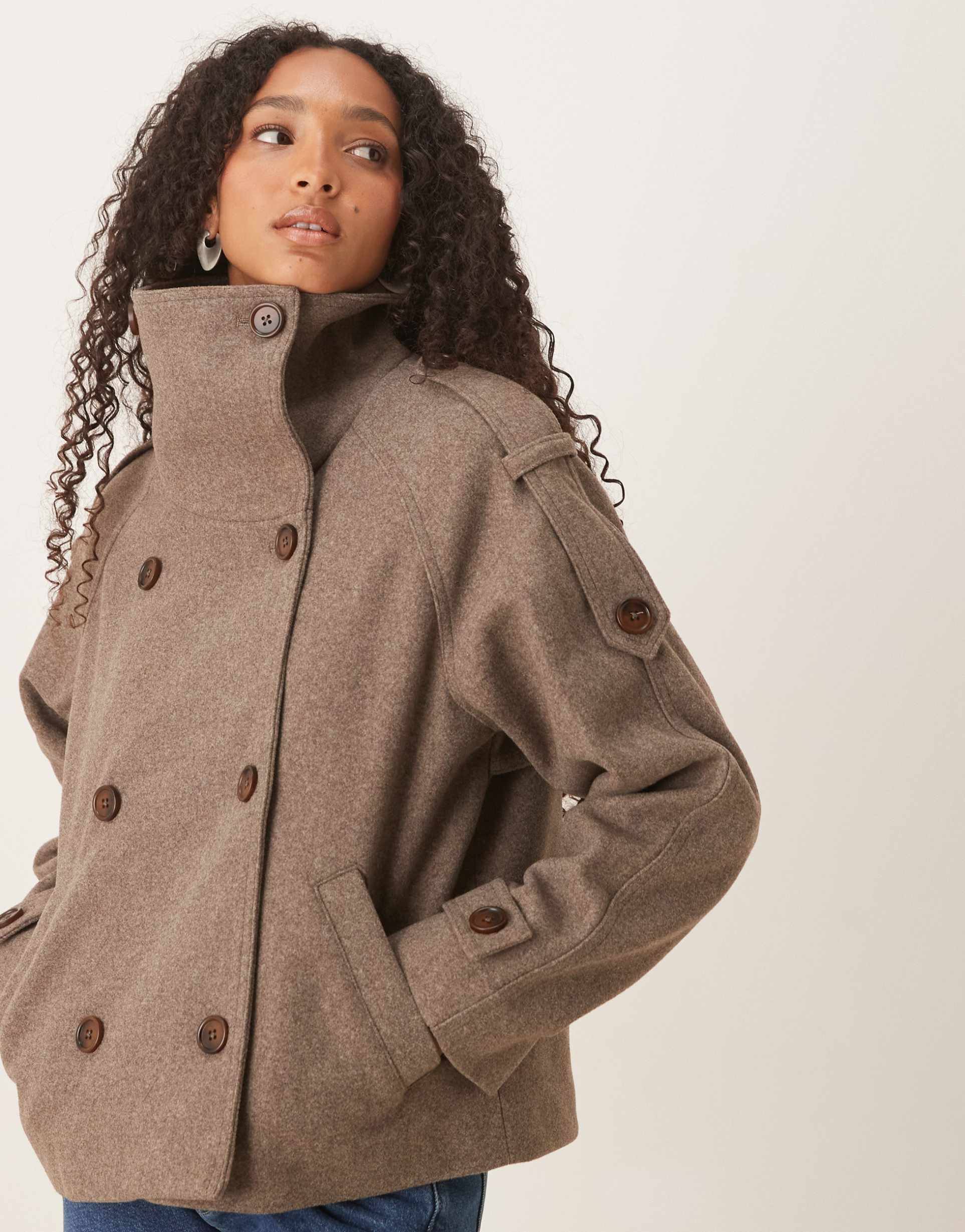 Citylight Cropped Trench Coat