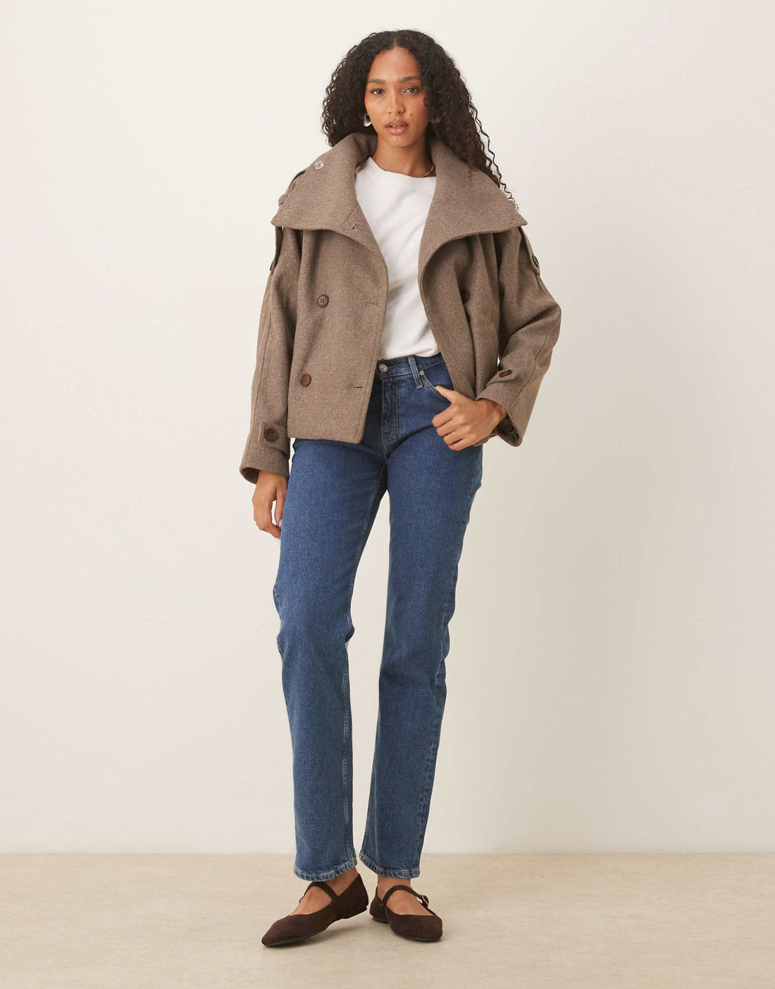 Citylight Cropped Trench Coat
