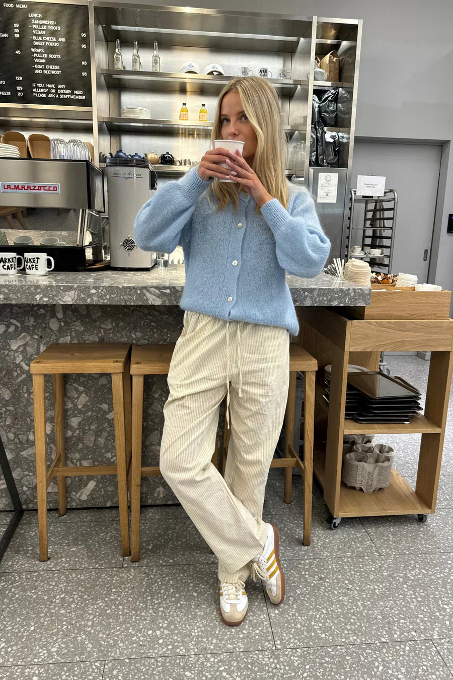 Knitted Vest - Baby Blue